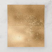 Elegant Grey Faux Gold Star Merry kerst Plaatskaartje (Binnenkant ongevouwen)