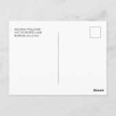 Elegant Grey Gold Cross 1st Community Hartelijk da Briefkaart (Achterkant)