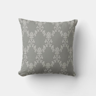 Elegant Grey, in een vouw geïnspireerd, gevlekt Kussen