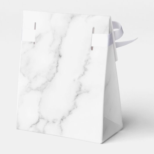 Elegant Grey Marble Pattern Vrijgezellenfeest Bedankdoosjes (Achterkant)