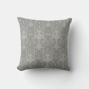 Elegant Grey, met een demasgeïnspireerd buisje Kussen