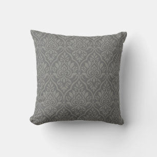 Elegant Grey, met een demasgeïnspireerd buisje Kussen