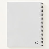 Elegant Grey Reflections Journal Notitieboek (Achterkant)