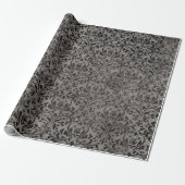 Elegant Grey Victoriaans Cadeaupapier (Uitgerold)