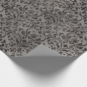 Elegant Grey Victoriaans Cadeaupapier (Hoek)