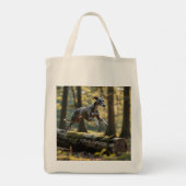Elegant Greyhound Grocery Tas (Achterkant)
