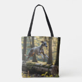 Elegant Greyhound schouder Tas (Achterkant)