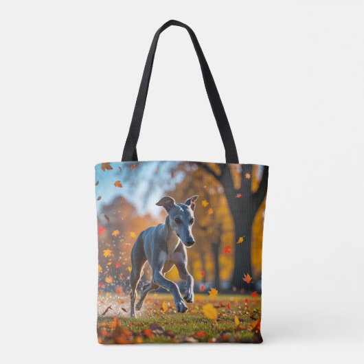 Elegant Greyhound schouder Tas (Achterkant)