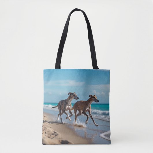 Elegant Greyhound schouder Tas (Voorkant)