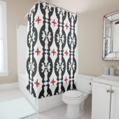 Elegant Greyhound Showgordijn Douchegordijn (In situ)