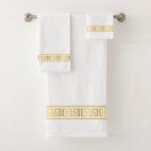 Elegant griek patroon dodehanddoekset bad handdoek (Insitu)
