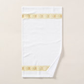 Elegant griek patroon dodehanddoekset bad handdoek (Handdoek)