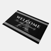Elegant Grieks hoofdgrenswachter welkom doormat Deurmat (Schuin)