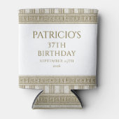 Elegant Grieks of Romeins toga verjaardagsfeestje Blikjeskoeler (Voorkant)