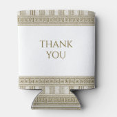 Elegant Grieks of Romeins toga verjaardagsfeestje Blikjeskoeler (Achterkant)