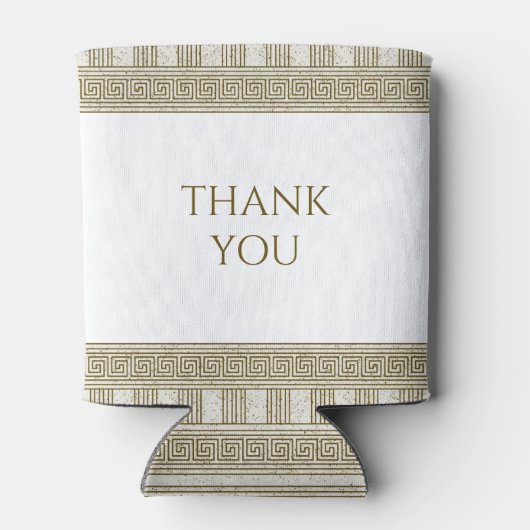 Elegant Grieks of Romeins toga verjaardagsfeestje Blikjeskoeler (Achterkant)