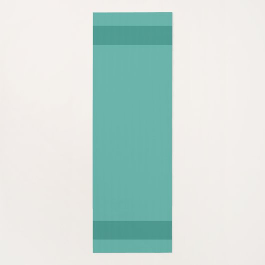 Elegant Grieks patroon op Blauwgroen Yogamat (Achterkant)