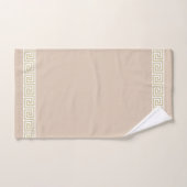 Elegant Grieks patroon op Champagne Beige Bad Handdoek (Handdoek)