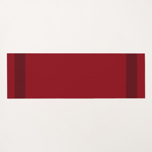 Elegant Grieks Patroon op Maroon Yogamat (Achterkant (horizontaal))