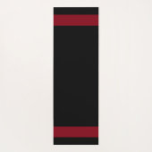 Elegant Grieks patroon op zwart Yogamat (Achterkant)