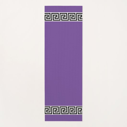 Elegant Grieks patroon over geweld Yogamat (Voorkant)