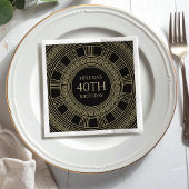 Elegant Grieks Verjaardagsfeest met aangepaste kle Servet