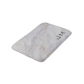 Elegant grijs en beige marmeren ontwerp badmat (Gekanteld)