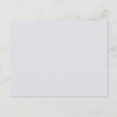 Elegant Grijs en Bord Goud Zachte Wolken Informatiekaartje (Achterkant)