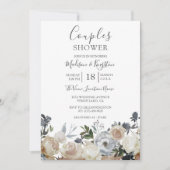 Elegant grijs en peren — schoeisel uitnodigen kaart (Voorkant)