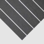 Elegant Grijs en Wit Pinstripe Patroon Tissuepapier (Detail)