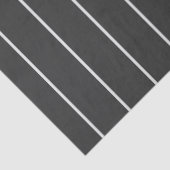 Elegant grijs en wit streepjespatroon tissuepapier (Detail)