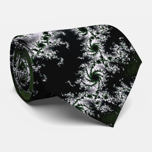 Elegant grijs fractaal stropdas (Opgerold)