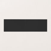 Elegant grijs houten ontwerp minimalistisch modern visitekaartje (Binnenkant ongevouwen)