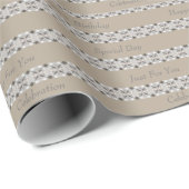 Elegant grijs met beige cadeaupapier (Rol Hoek)