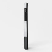 Elegant grijs monogram met je persoonlijke foto! Case-Mate iPhone case (Achterkant/links)