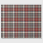 Elegant grijs | Red | Beige Plaid Checkered Cadeaupapier (Vlak)