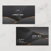 Elegant grijs visitekaartje (Voorkant / Achterkant)