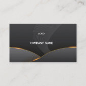Elegant grijs visitekaartje (Voorkant)