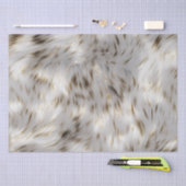 Elegant Grijs Wit Goud Bruiloft Tissuepapier (Craft)