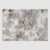 Elegant Grijs Wit Goud Bruiloft Tissuepapier (Voorkant)