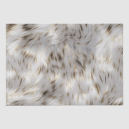 Elegant Grijs Wit Goud Bruiloft Tissuepapier