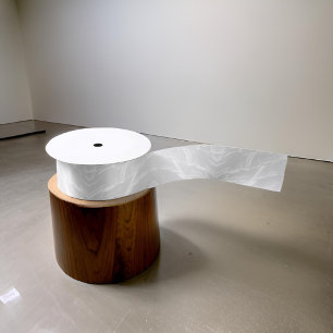 Elegant grijs wit satijnen lint