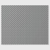 Elegant grijs witte aangepaste monogram initiaal l cadeaupapier (Vlak)