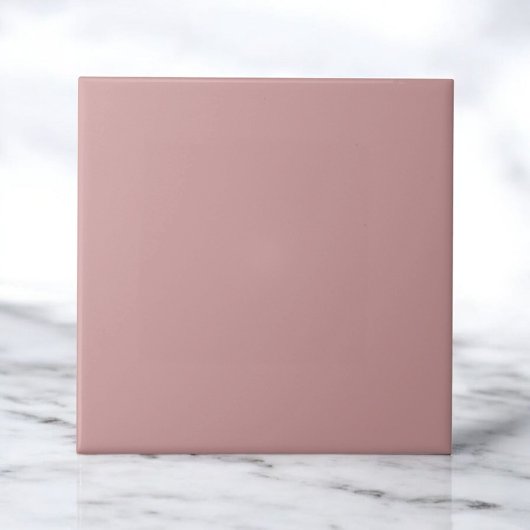 Elegant grijsachtig rood, modern en minimalistisch tegeltje