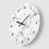 Elegant grijze marmer grote klok (Hoek)