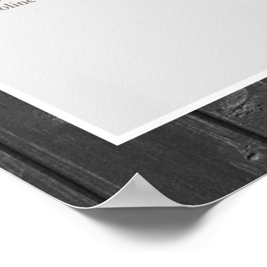 Elegant grijze roest. Poster voor weddenschappen (Hoek)