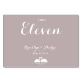Elegant grijze weddenschappen kaart (Achterkant)