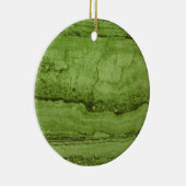 Elegant groen abstract Graniet stenen marmer Keramisch Ornament (Rechts)