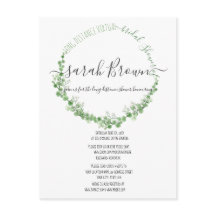 ELEGANT GROEN & BEIGE LOOF BRUIDELIJKE DOOP