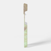 Elegant groen beste papa ooit iPhone hoesje (Linkerkant)